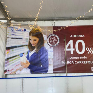 Lona gran formato promocional